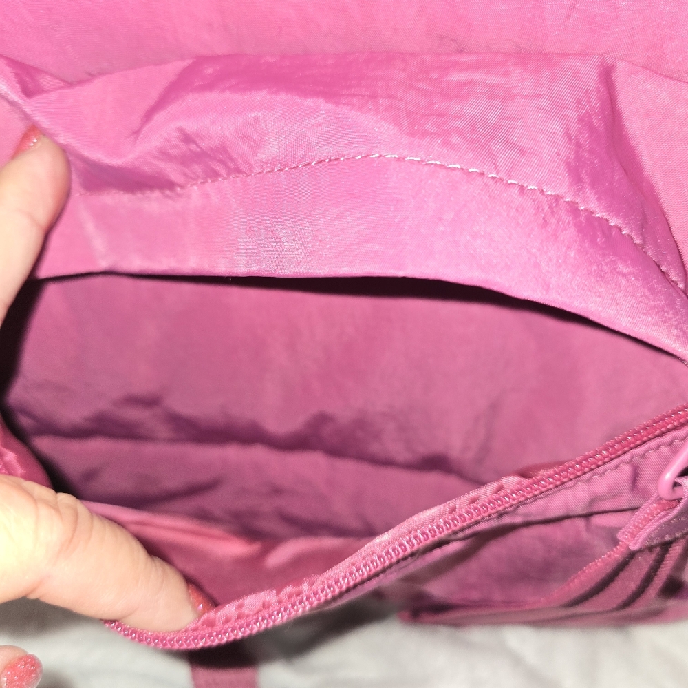 PINK Victoria's Secret Quilted Puffer Backpack in pink - Picture 6 of 9